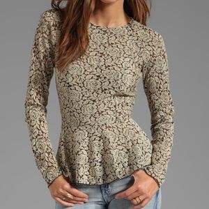 DV by Dolce Vita Stretch Rose Lace Top